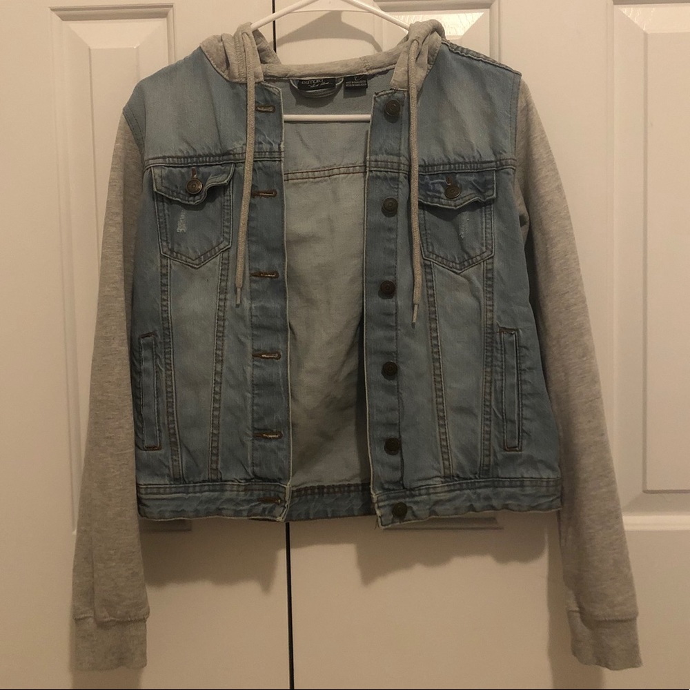 Hooded Denim Jacket